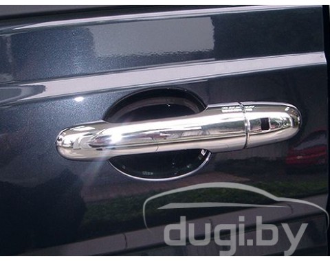 Хром накладки на дверные ручки (нерж.) 3-дверн. для Vito W639